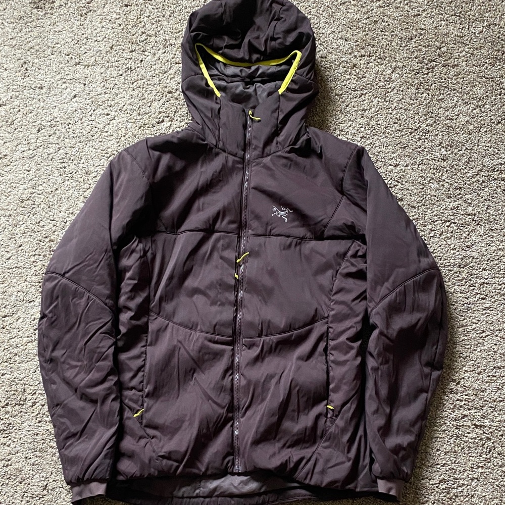 Arc'teryx Women's proton AR hoodie Jacket with Neon Highlights